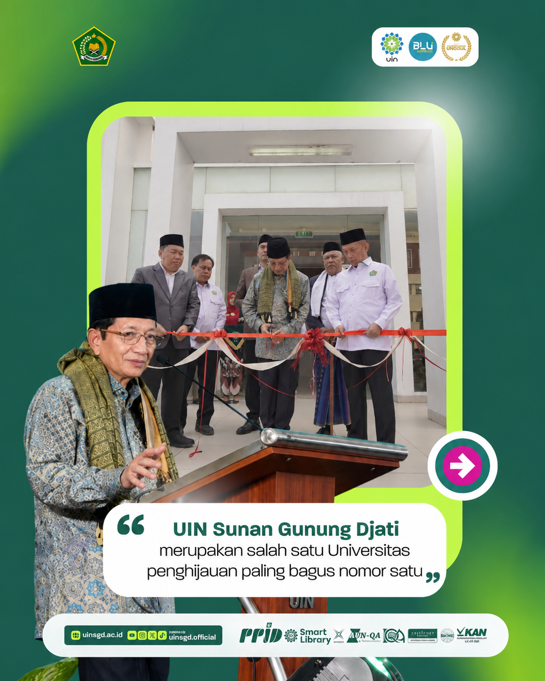 UIN SGD Kampus Hijau Nomor Satu